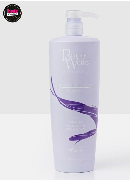 Beauty Works – Anti-Yellow Shampoo (1 Litre)