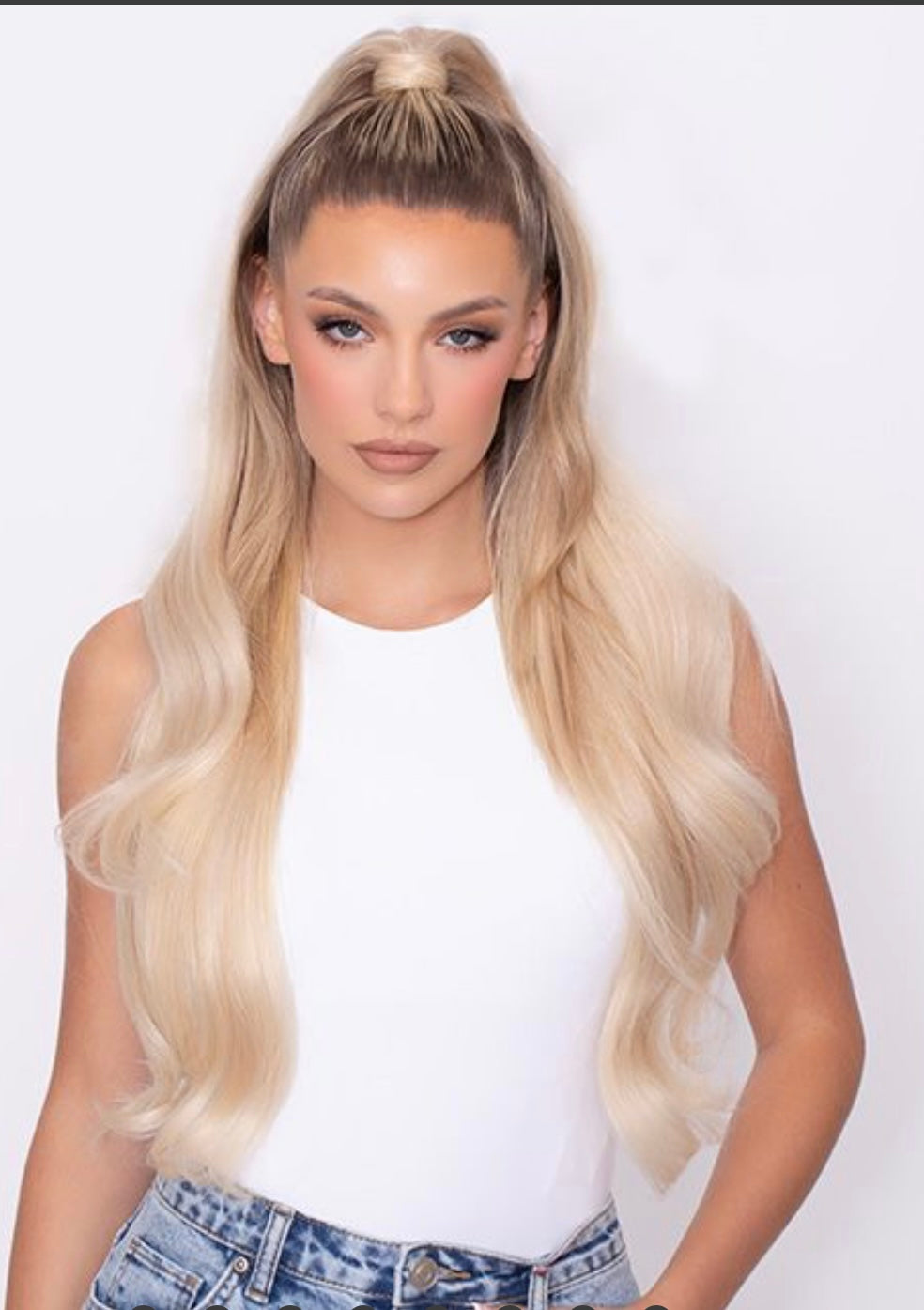 Beauty Works 22” Half-Up Hair Set Clip-In Extensions